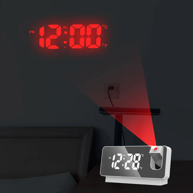 Zeitwurf - Digital Projection Clock for Wall & Ceiling