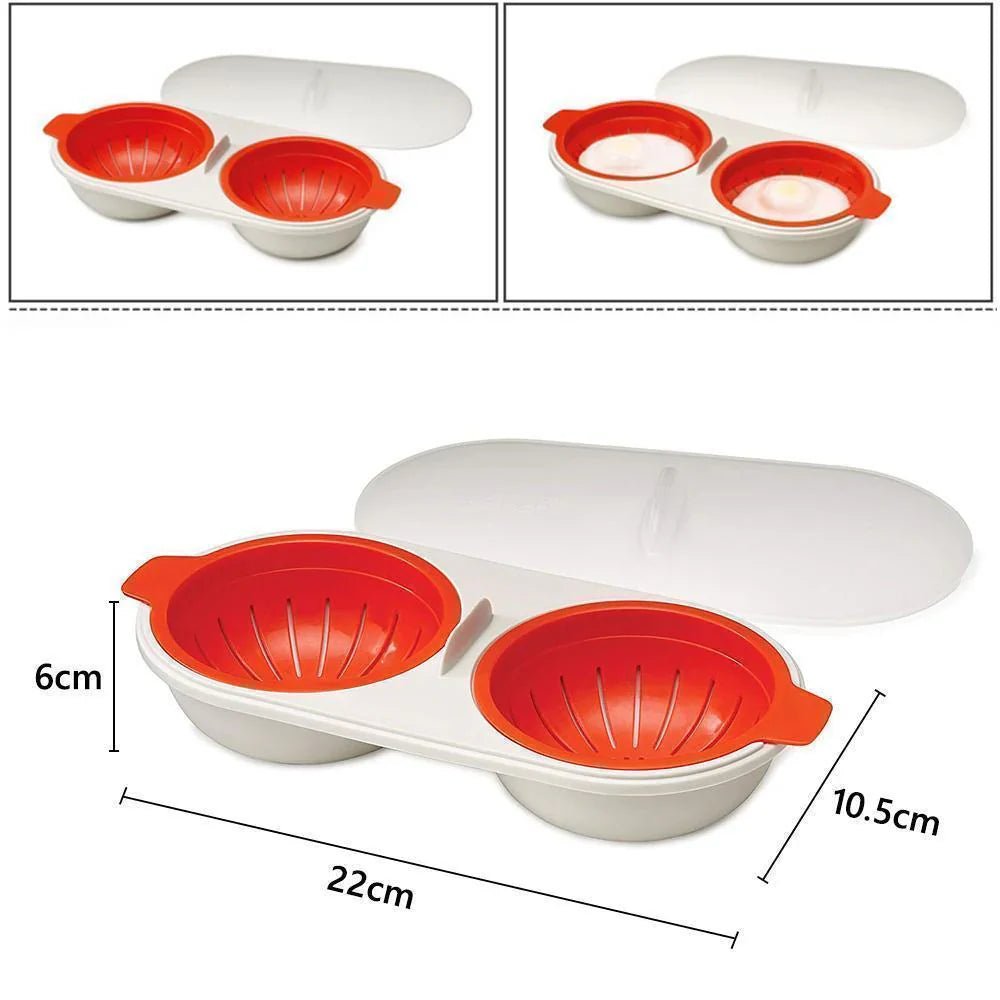 Microwave Egg Cooker for Steamed Eggs - Perfect for a Quick Treat