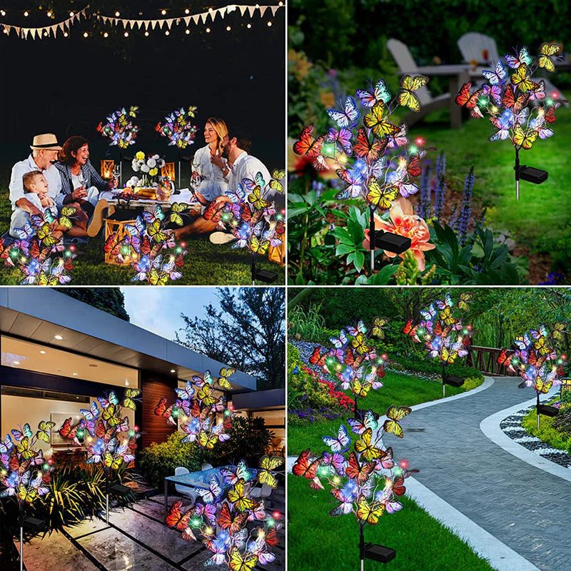 Solar Butterfly Lights for the Garden