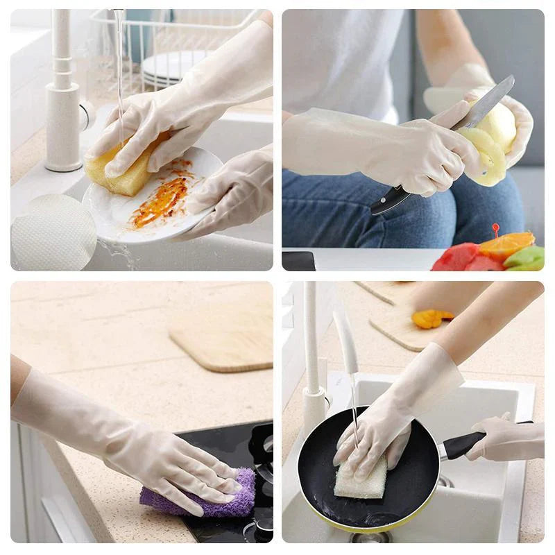 Durable Rubber Gloves (1 Pair)