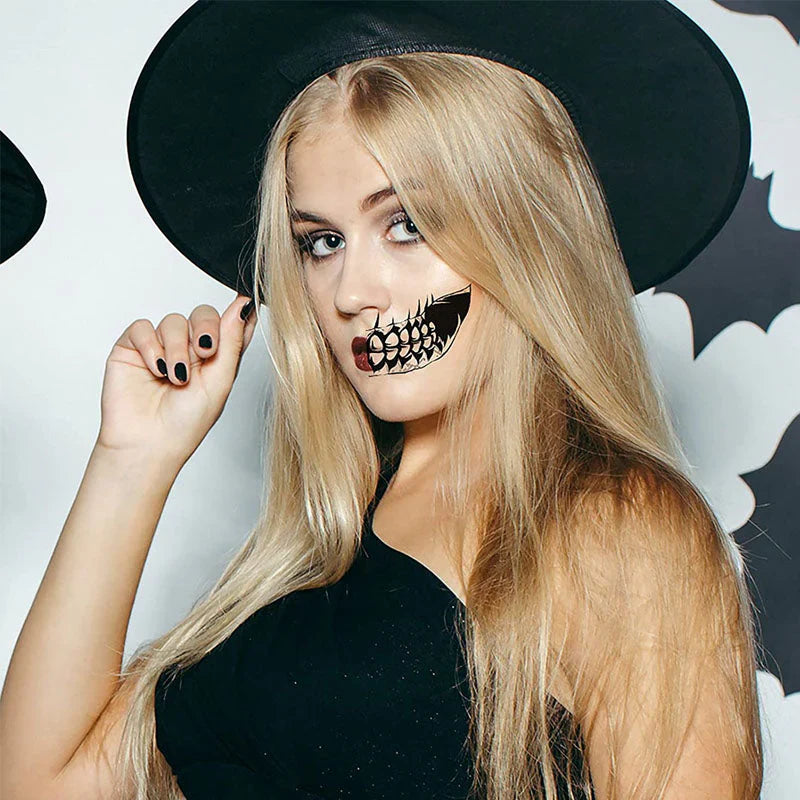 Halloween Joke Tattoos - 10 Temporary Scary Stickers