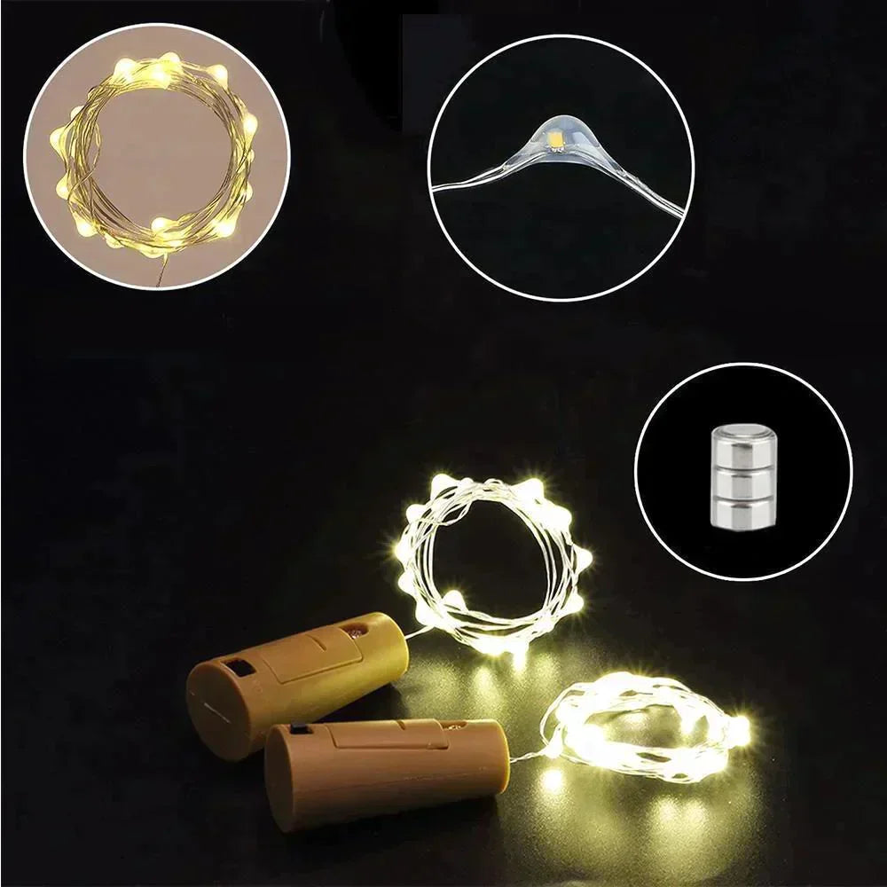 Bottle Cork Led Lights - Give Old Bottles a Magical Glow!