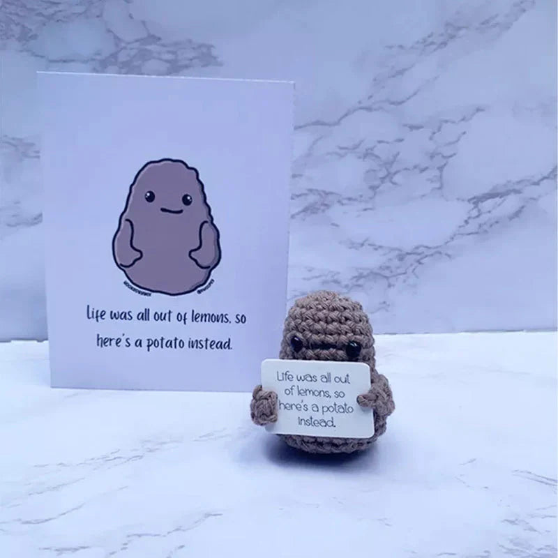 Happy Lucky Potato - Knitted Cuddly Gift