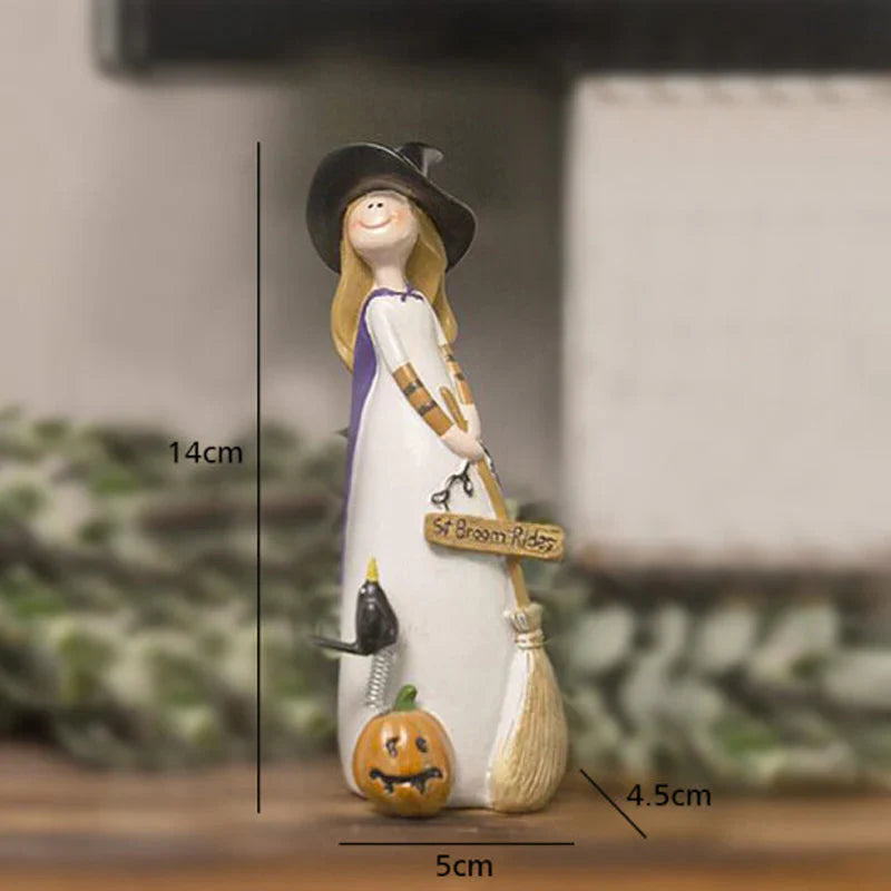 Magical Witch Figurine - Decoration for Halloween