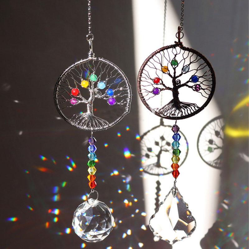 Funkelndes Kristall - Windspiel - Magical Light Show for Indoors & Outdoors