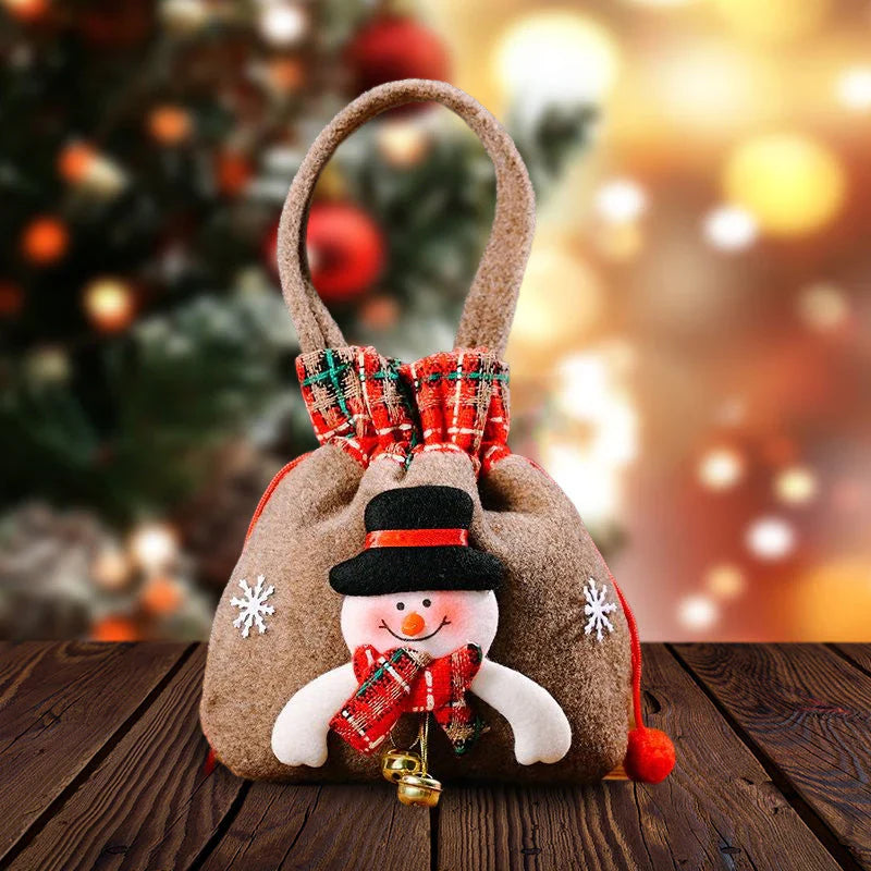 Christmas Gift Bags in Doll Style