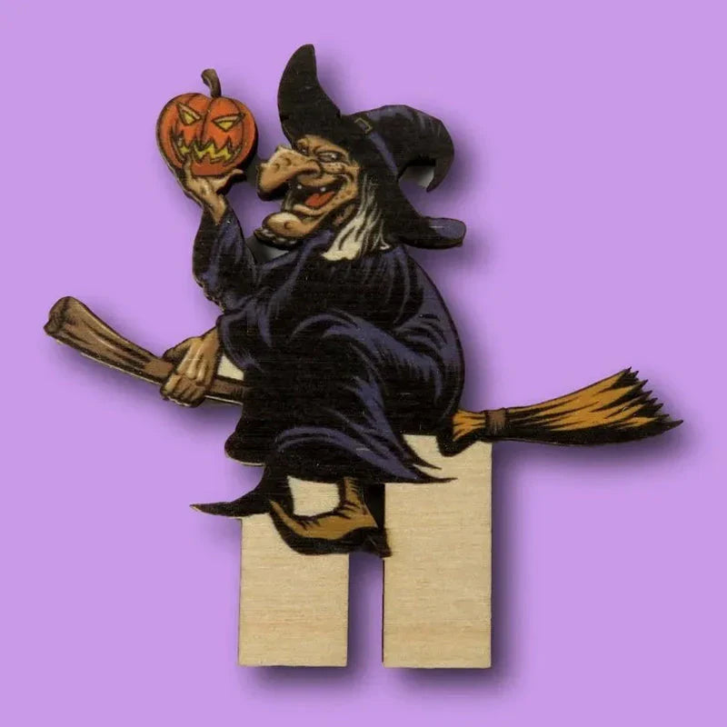 Halloween Countdown Calendar Made From Wood
