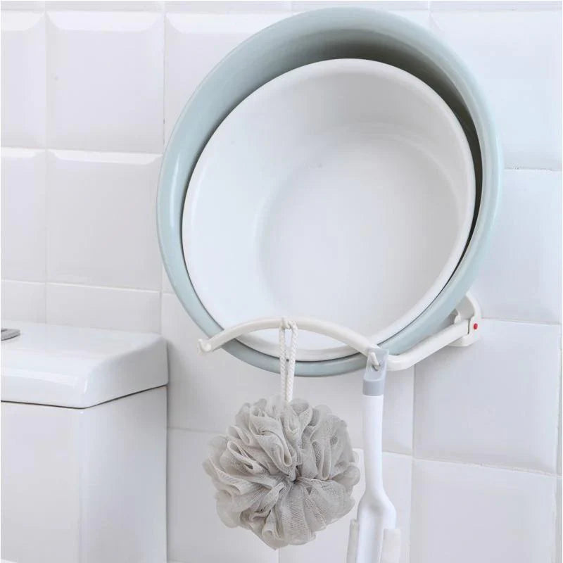 Flexible Bathroom Shelf with Rebound Function