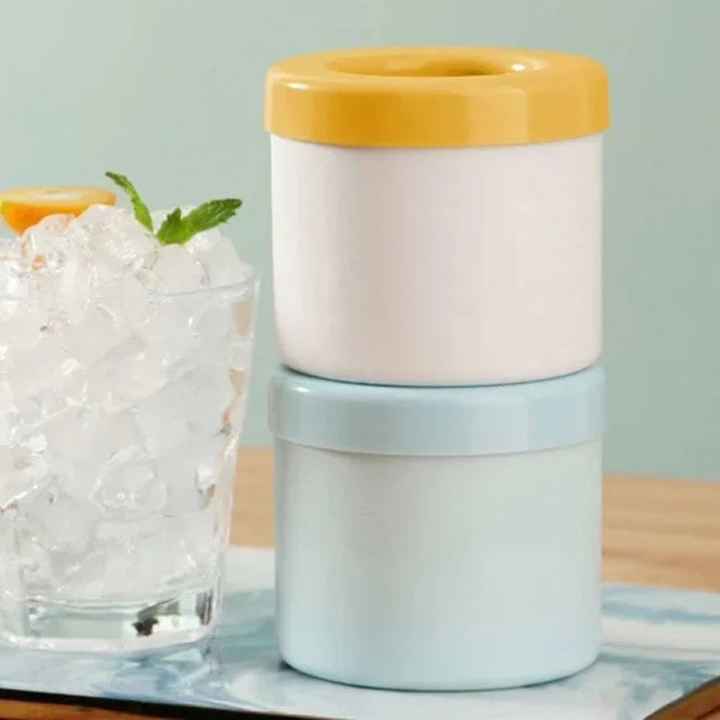 Ice Cube Cylinder Mould - Silicone Ice Cube Tray