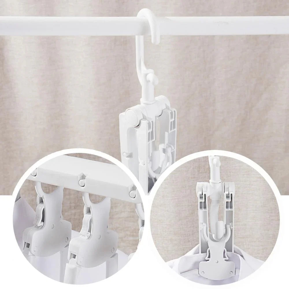 Foldable Multifunctional Clothes Rack