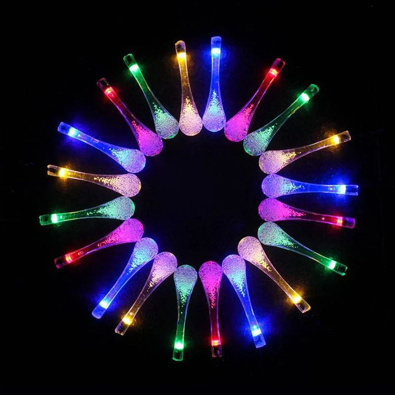 Solar Drop Light Chain - Atmospheric Lighting for Indoors & Outdoors