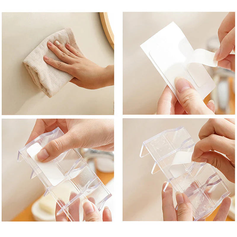 Wall - Mounted Cosmetics Shelf - Practical Storage for Care Products