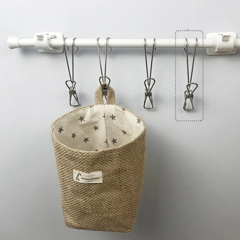 Stainless Steel Clothes Pegs (10 Pieces)