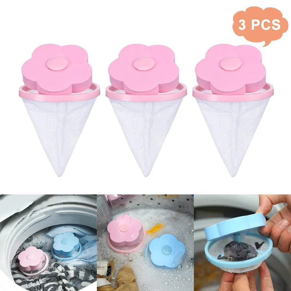 Washing Machine Fur and Lint Remover Mesh Bag