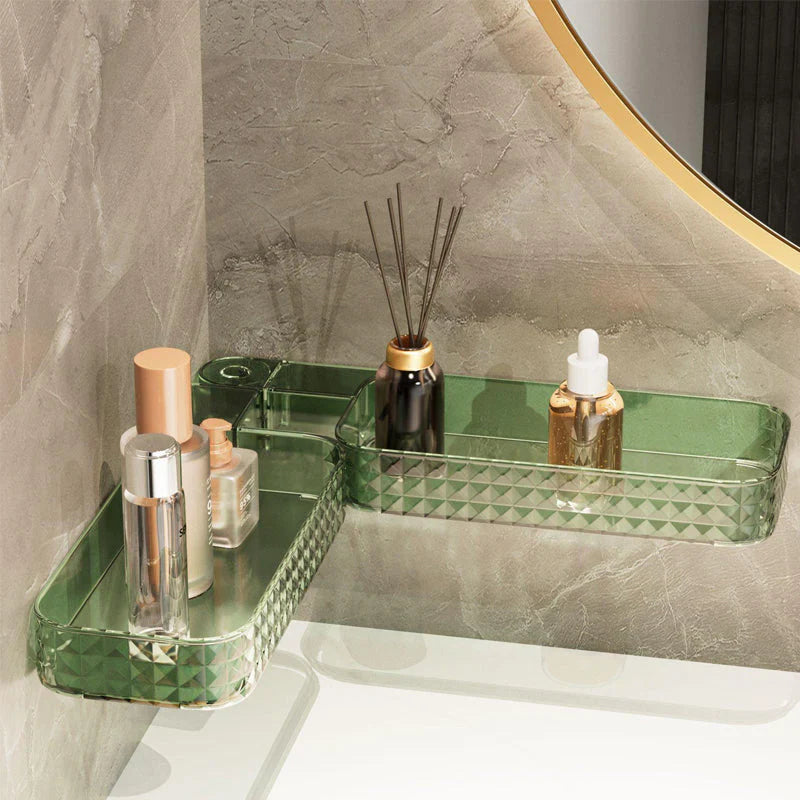 Rotatable Corner Wall Shelf - Space - Saving Storage