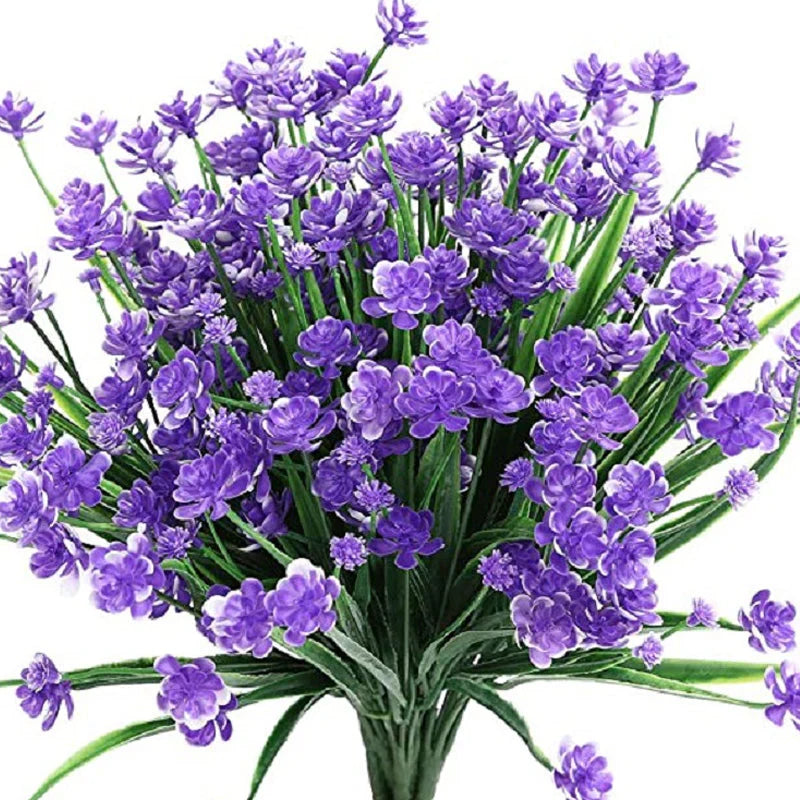 Artificial Outdoor Flowers in a Double Bouquet