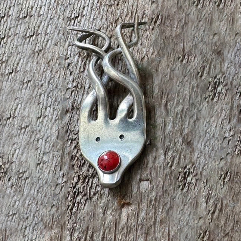 Rentier Fork Pendant - a Unique Christmas Decoration!