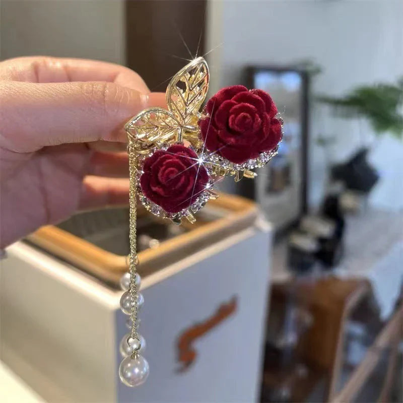 Elegant Hair Clip with Tassel