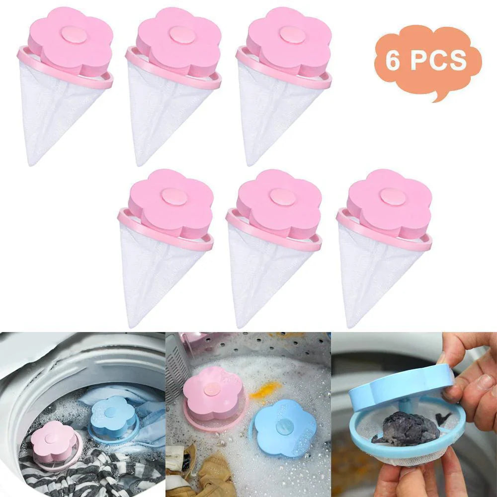 Washing Machine Fur and Lint Remover Mesh Bag