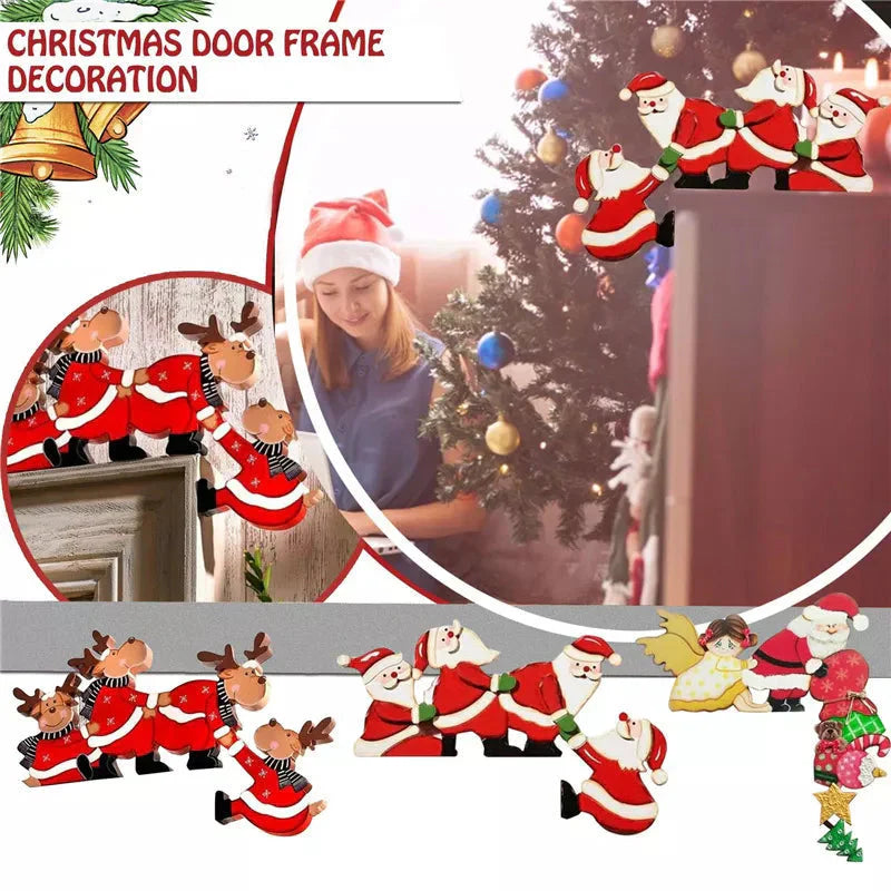 Christmas Door Frame Decoration - Festive Charm for Your Home!