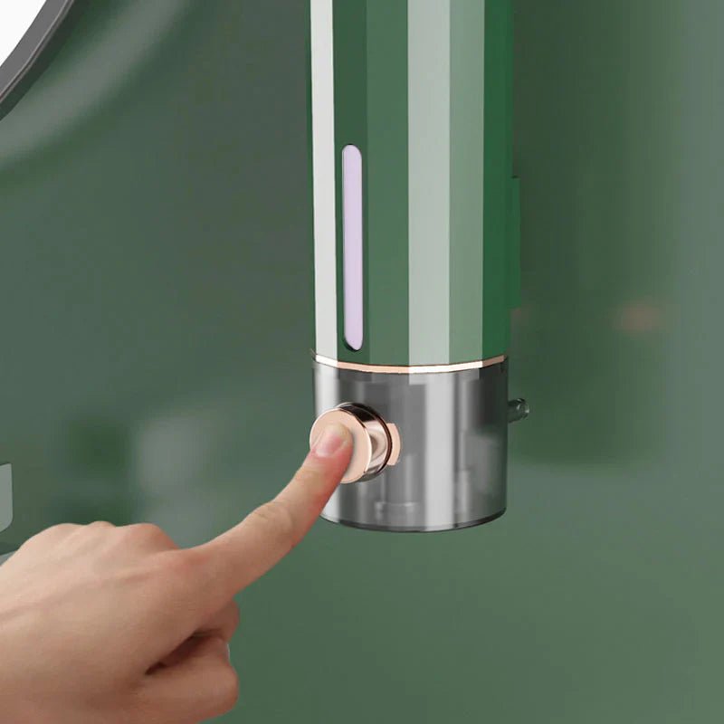 Wall - Mounted Liquid Soap Dispenser with Pump Mechanism