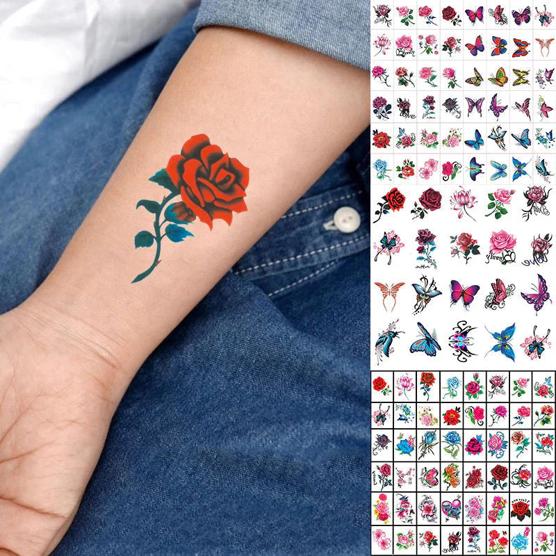 3d Art Tattoo Sticker Set (50 Pieces)