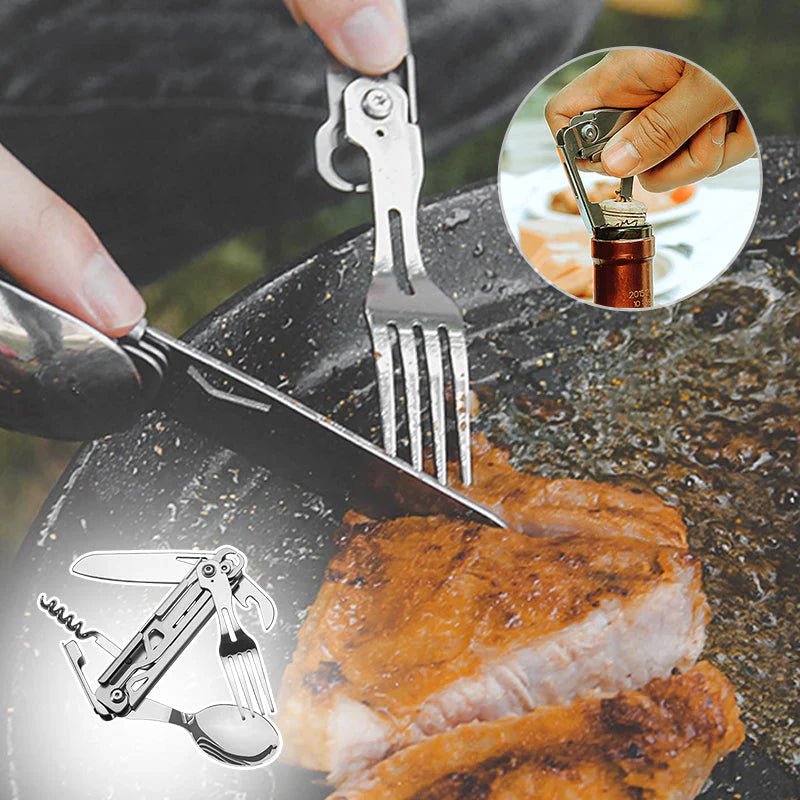 5 - In-1 Multifunctional Camping Tool Set