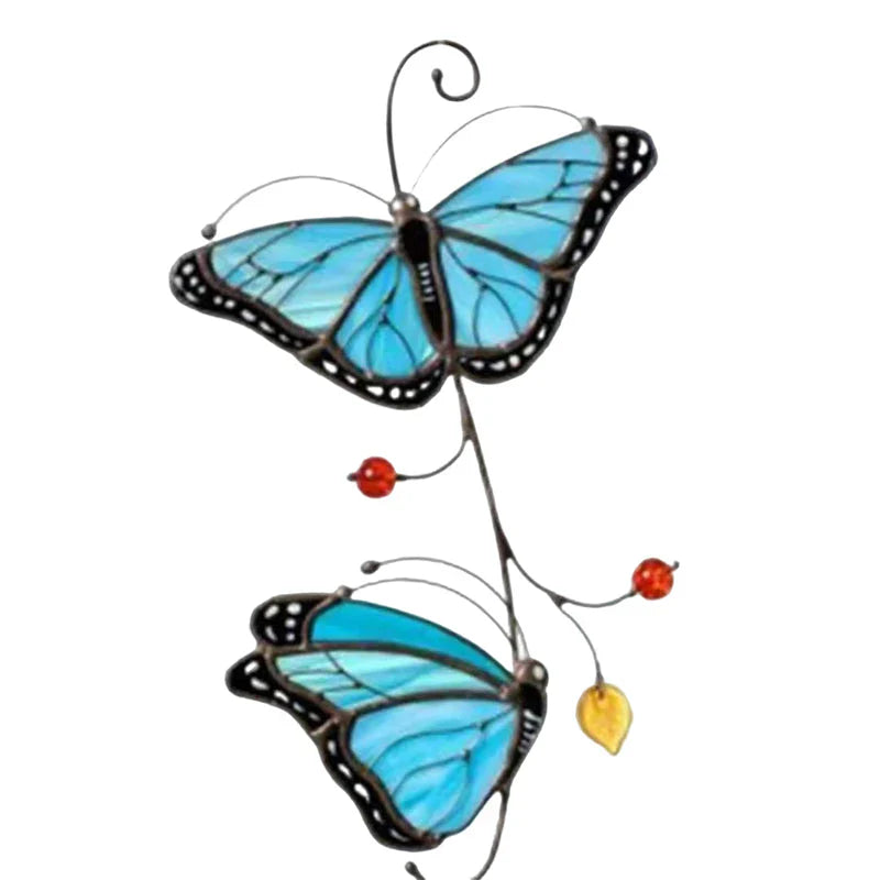 Schmetterlingsglanz - Coloured Glass Suncatcher