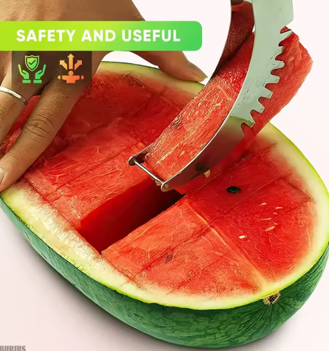 Versatile Stainless Steel Fruit Slicer