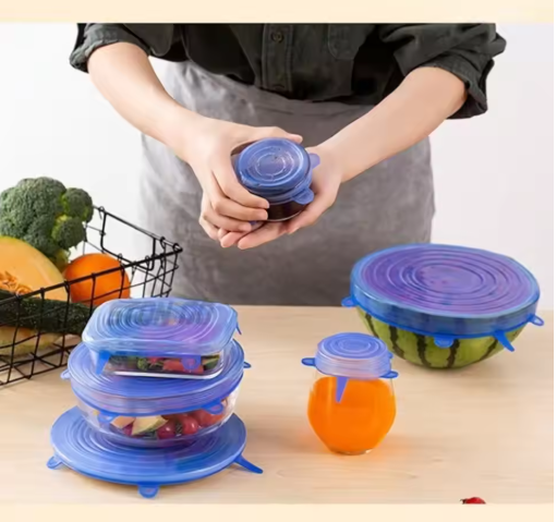 Practical Silicone Cover Bonnet Set (5 - Piece)
