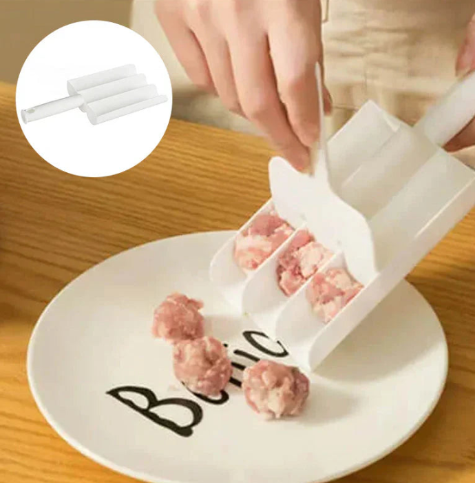 Three - Ball Meat Shaper - Perfect Meatballs in No Time at All!