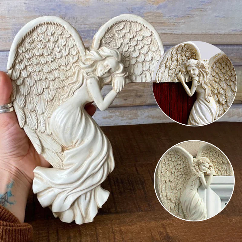 Guardian Angel Door Frame Decoration - Elegance and Protection for Your Home