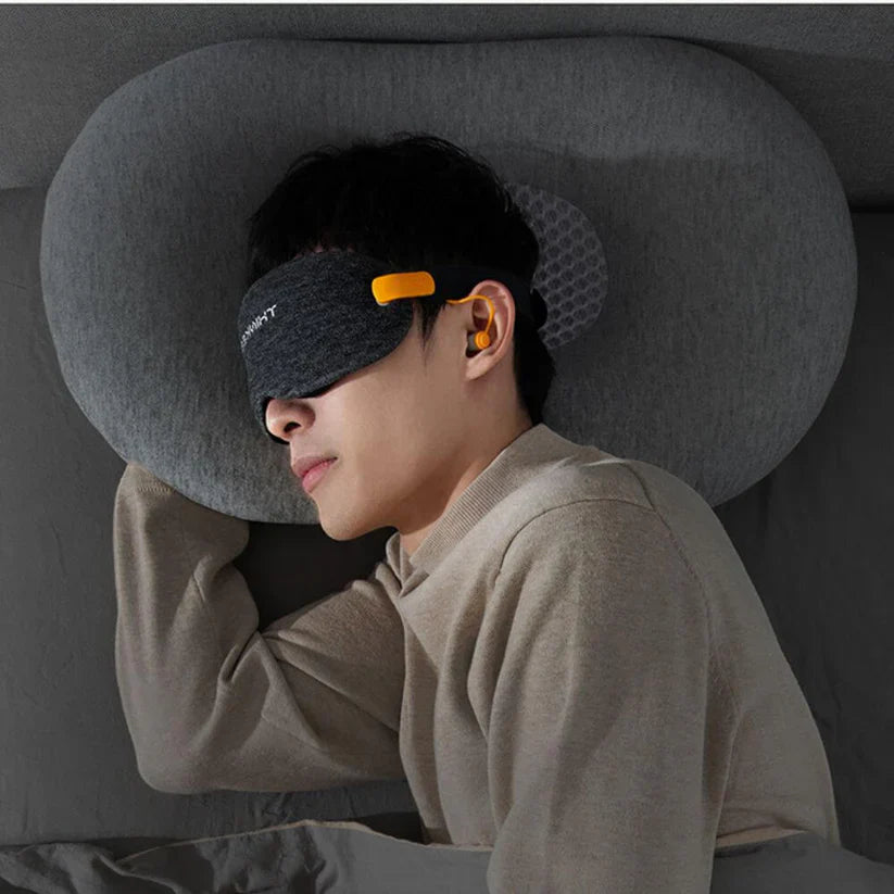 Sleepease Eye Mask with Integrated Earplugs