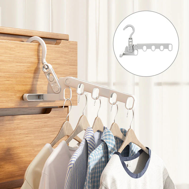 Foldable Travel Clothes Hanger for Space - Saving Storage