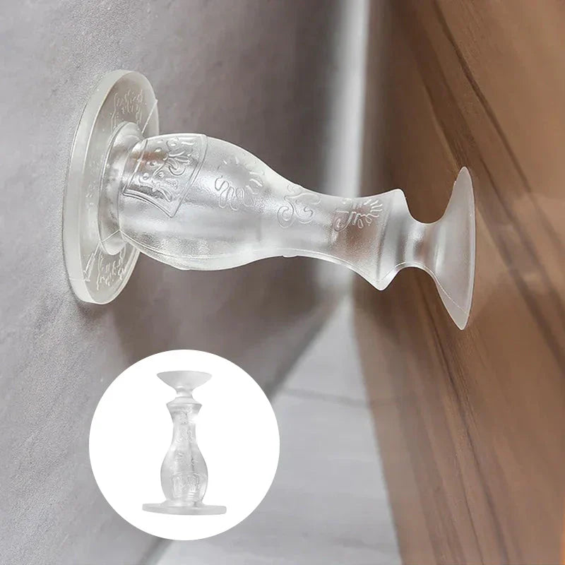 Silicone Door Stopper with Self - Adhesive Function