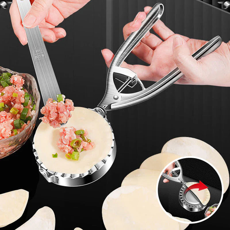 Stainless Steel Dumpling Press - Perfect for Homemade Dumplings!