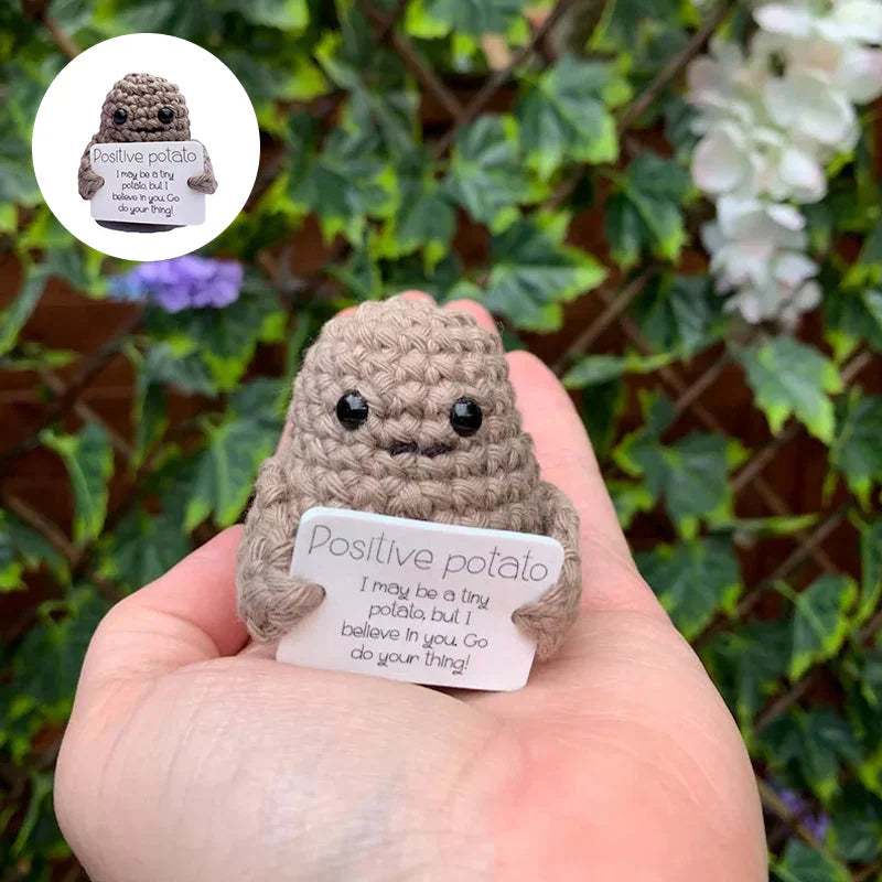 Knitted Lucky Potato - Your Cheerful Companion for Everyday Life