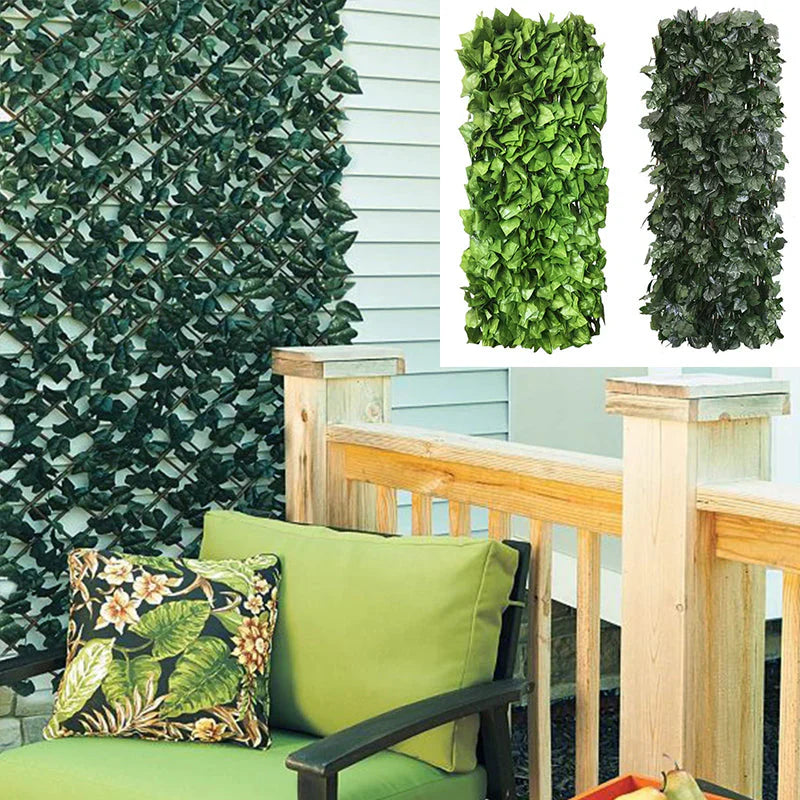 Flexible Privacy Fence with a Climbing Plant Look