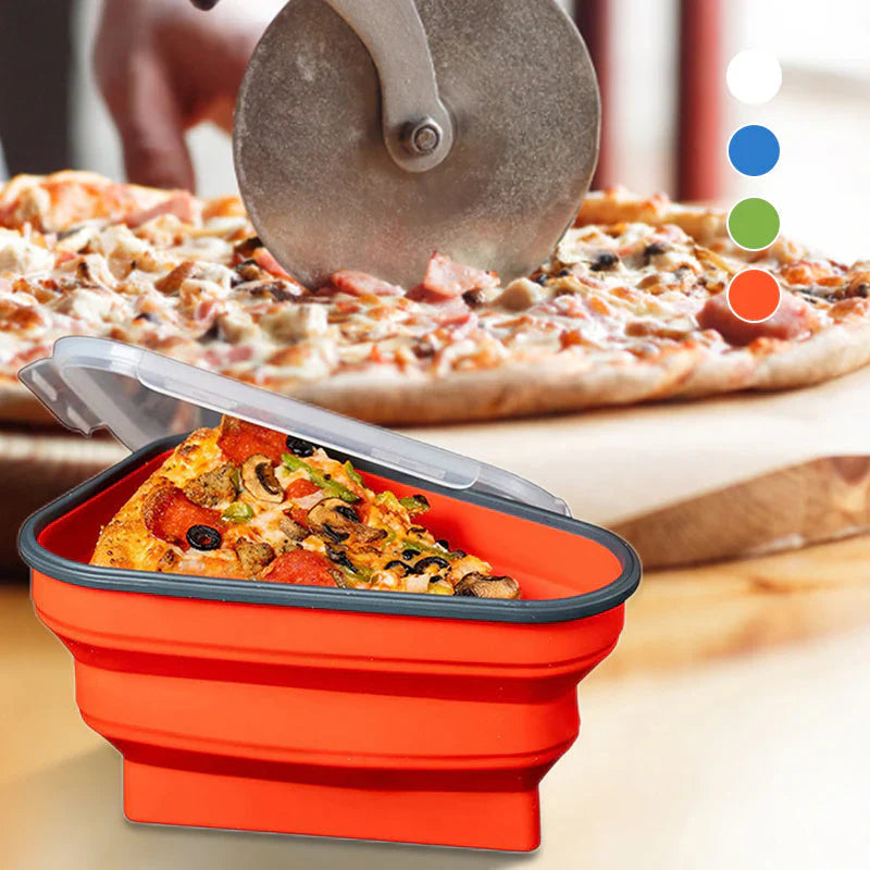Space - Saving Silicone Pizza Box - Keeping Fresh Made Easy!