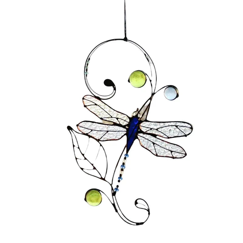 Schmetterlingsglanz - Coloured Glass Suncatcher