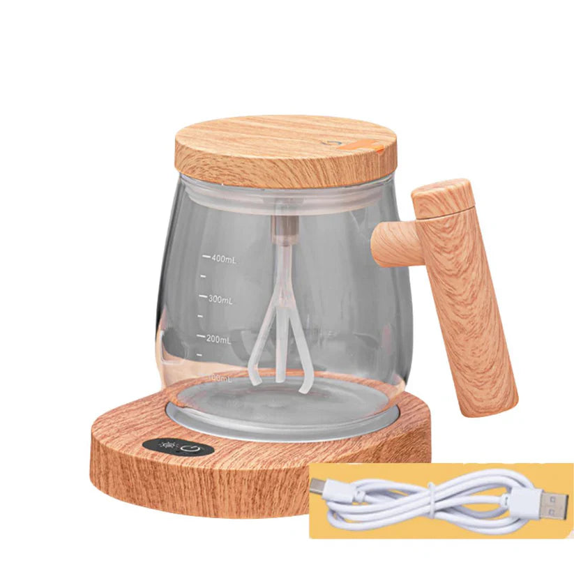 Versatile Wooden Mixing Cup