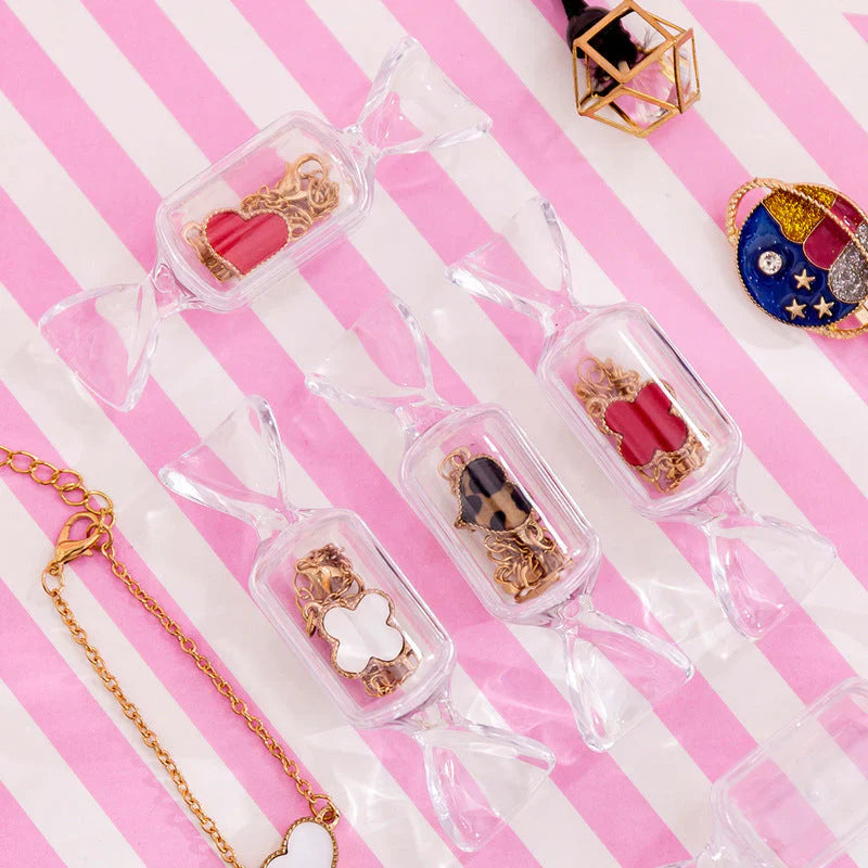 Crystal - Clear Candy - Shaped Jewellery Box - Stylish and Practical