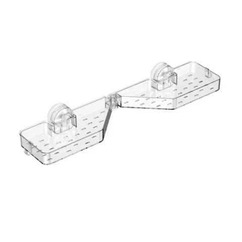 Folding Bathroom Shelf with Suction Cups