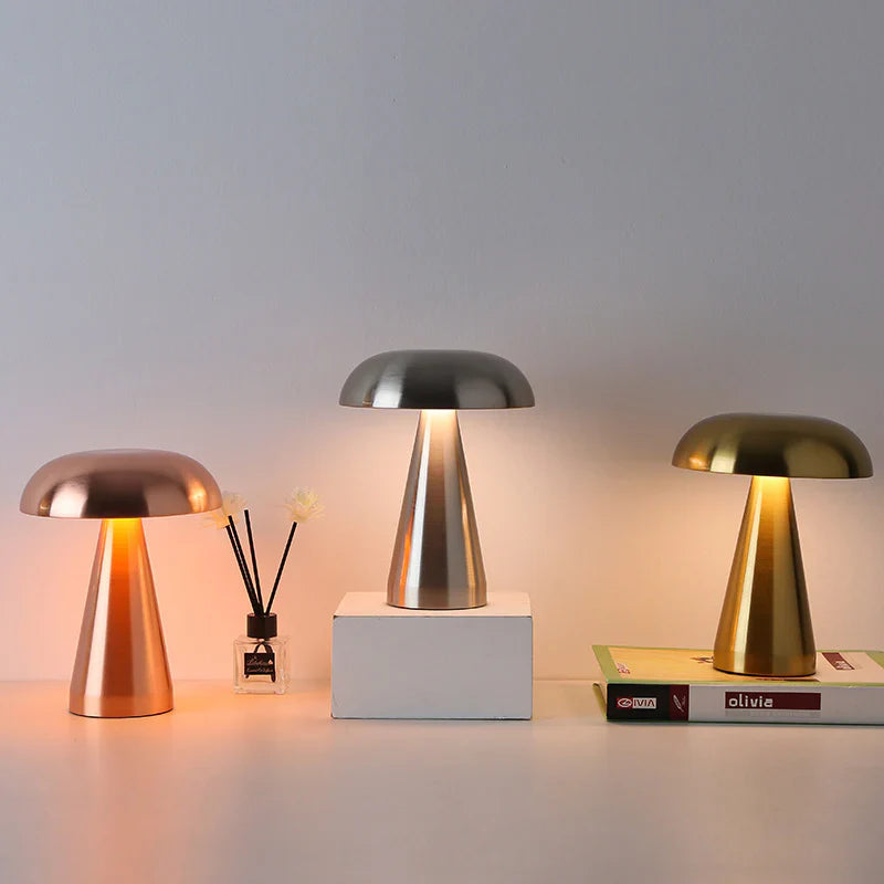 Metal Mushroom Light