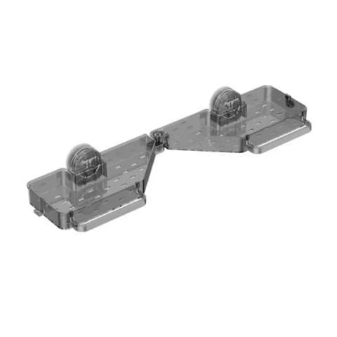 Folding Bathroom Shelf with Suction Cups