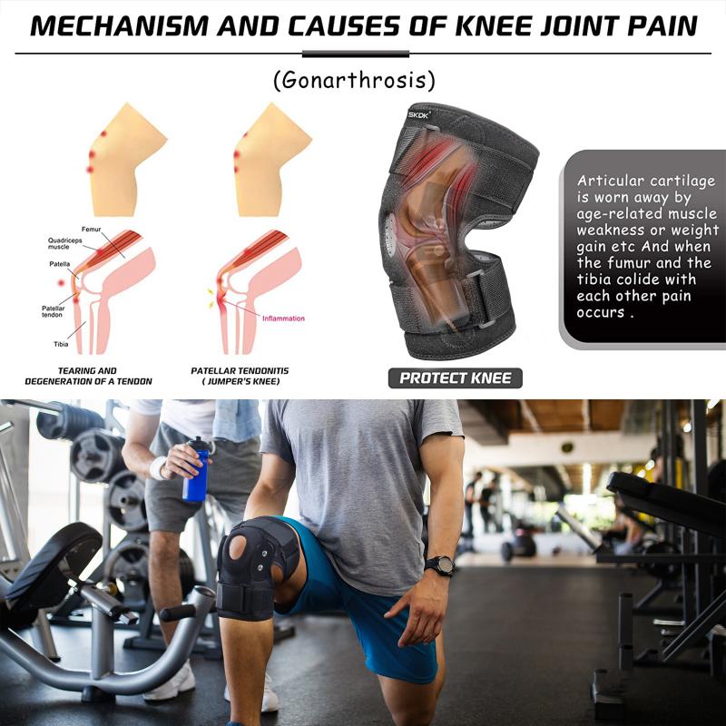 Adjustable Knee Support with Joint Support
