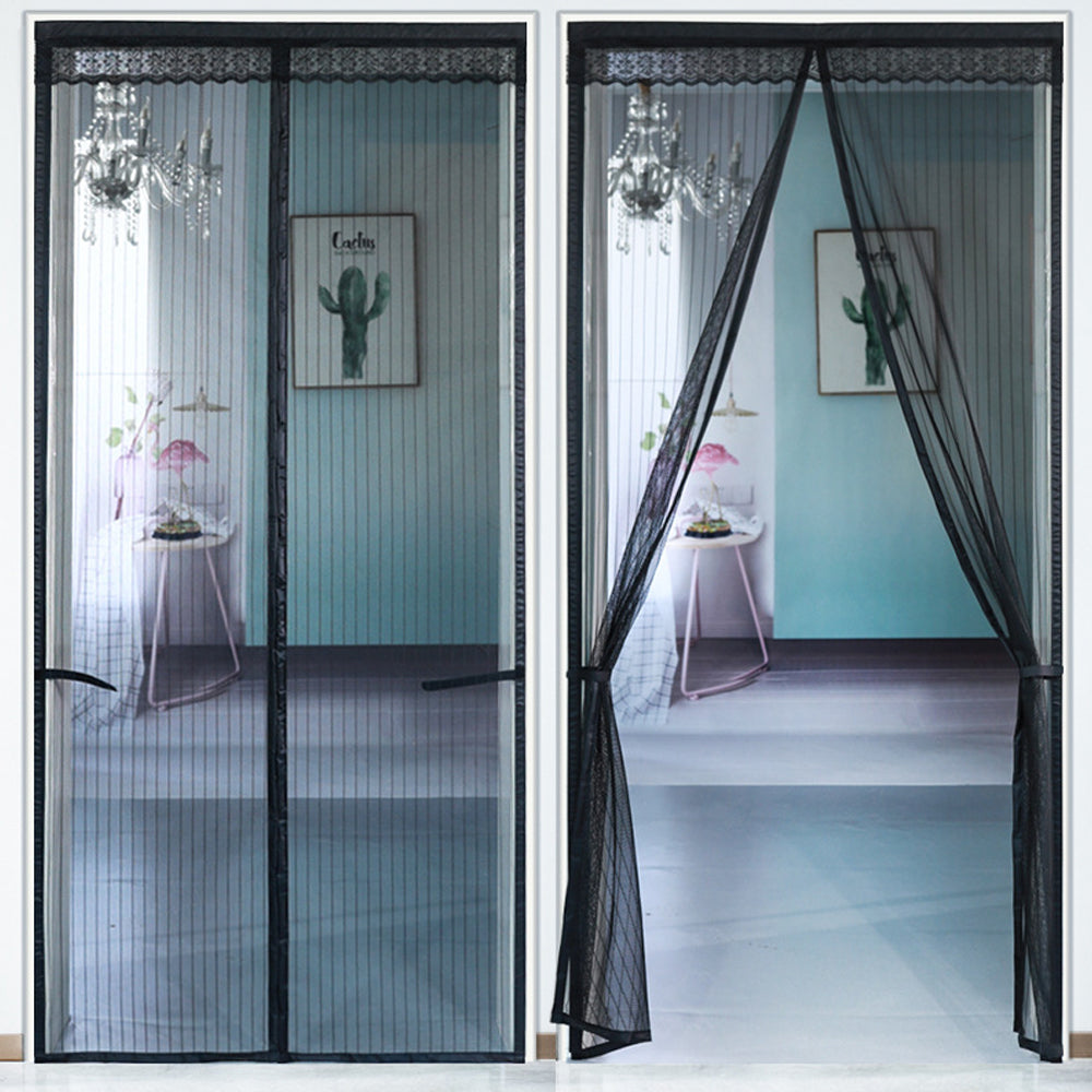 Mosquito Protection Magnetic Mesh Door Curtain