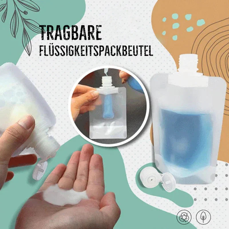 Practical Travel Liquid Bags - Set of 10 for on the Go