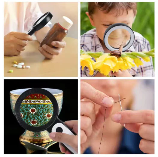 Magnifying Glass with 30x Magnification for Seniors