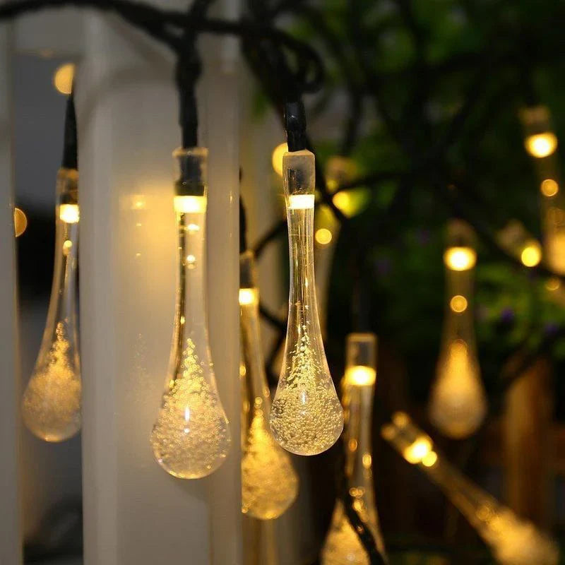 Solar Led Drop Light Chain
